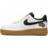 Chaussure Nike Air Force 1 pour homme, blanc/jaune/marron gomme