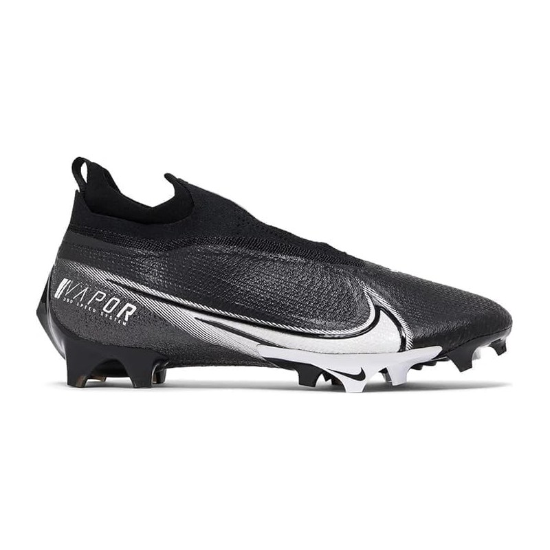 Chaussures de football larges Nike Vapor Edge Elite 360 Flyknit (W) CV6317-001 Noir-Blanc pour homme