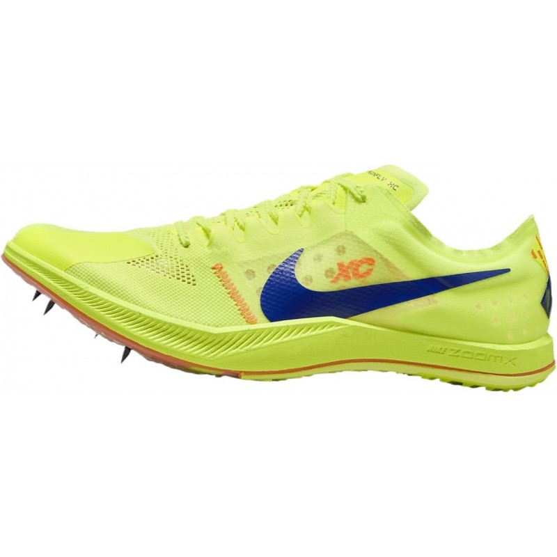 Chaussures de cross-country à pointes Nike ZoomX Dragonfly XC (DX7992-701, Volt/Orange total/Orange total/Concord)