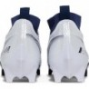 Chaussure de football à crampons Nike Vapor Edge Pro 360 pour homme « Blanc/Bleu nuit marine » (AO8277-106)