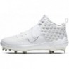 Chaussures de baseball Nike Force Zoom Trout 6 Metal pour homme (blanc/blanc/platine pur)