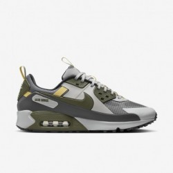 Chaussures Nike Air Max 90 Drift pour homme (FB2877-003, gris fumé clair/gris fer/or infini/cargo KHA)