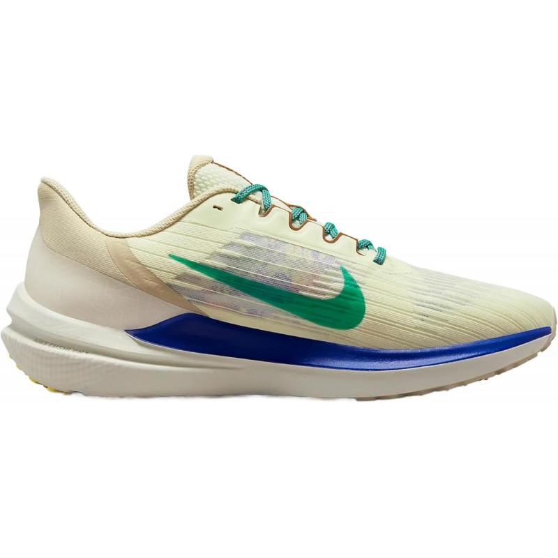 Chaussure de course Nike Air Winflo 9 PRM pour homme (lait de coco/vert stade-sanddrift)