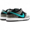 Nike SB Dunk Low Pro Elephant pour homme, gris moyen/noir/blanc/transparent