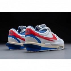 Nike Homme Cortez 4.0 DQ0581 100 Sacai - Blanc/Rouge/Bleu