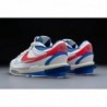 Nike Homme Cortez 4.0 DQ0581 100 Sacai - Blanc/Rouge/Bleu