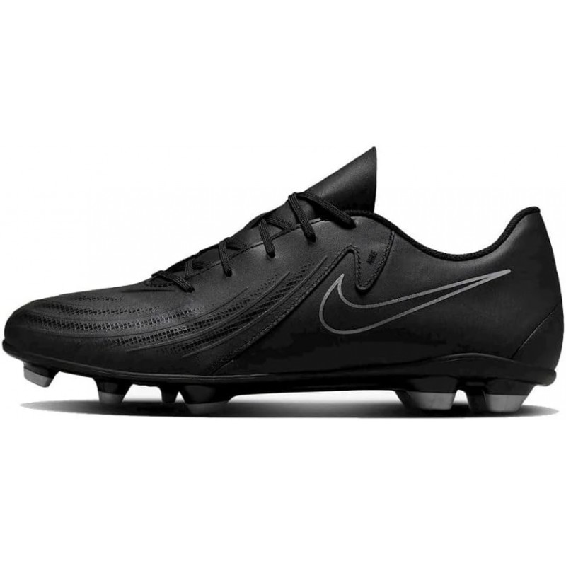 Nike Phantom GX II Club FG/MG (FJ2557-002, Noir/Noir-Jungle profonde)