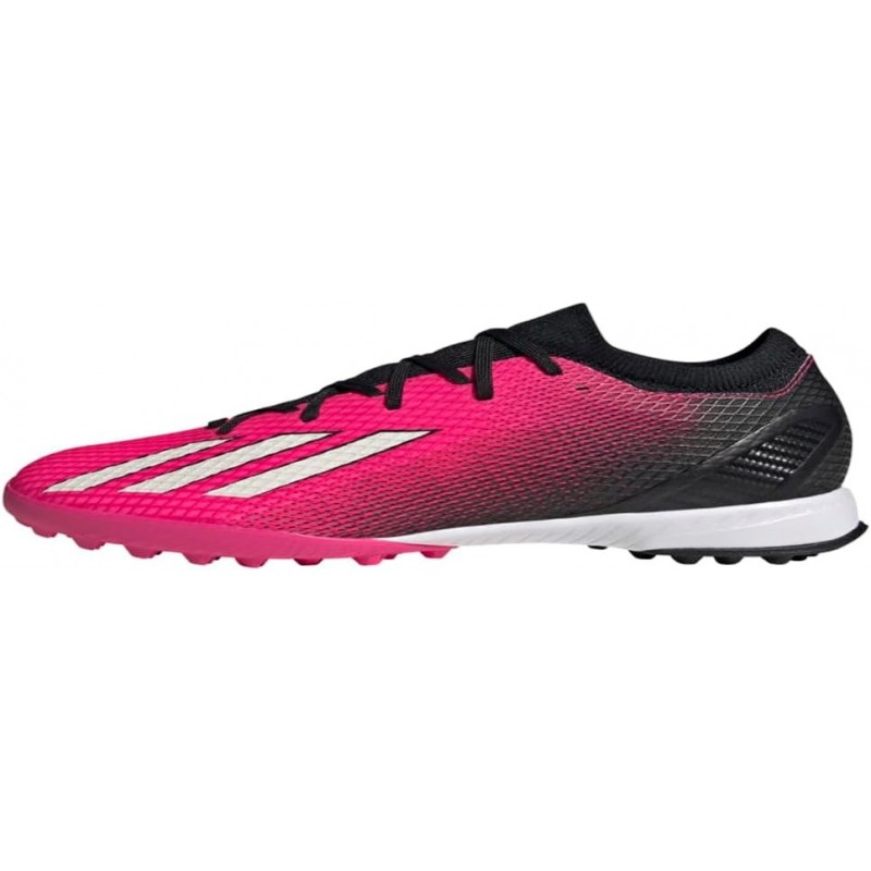 Chaussure de football adidas X SPEEDPORTAL.3 Turf unisexe, Team Shock Pink/Zero Metallic/Black