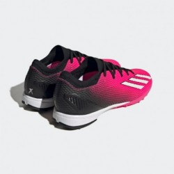 Chaussure de football adidas X SPEEDPORTAL.3 Turf unisexe, Team Shock Pink/Zero Metallic/Black