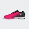 Chaussure de football adidas X SPEEDPORTAL.3 Turf unisexe, Team Shock Pink/Zero Metallic/Black