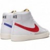 Baskets Nike pour hommes, blanc, rouge, bleu moyen, habanero