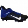 Chaussures de football Nike Alpha Menace Pro 2 Mid pour homme Bleu Blanc Noir BV3945-400