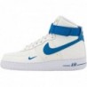 Baskets Nike AIR Force 1 HIGH SE pour femme, voile/bleu geai-blanc-or métallique